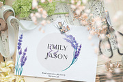 My Fair Lavender Watercolor Florals, a Seasonal Illustration by Pigment Café (Thumbnail 4 of 7)