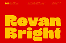 Revan Bright - Heavy Playful Sans