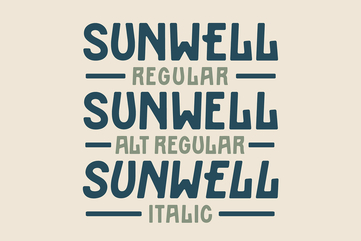 Hawaiian Bamboo Font Duo, a Sans Serif Font by NienowBrand (Photo 11 of 12)