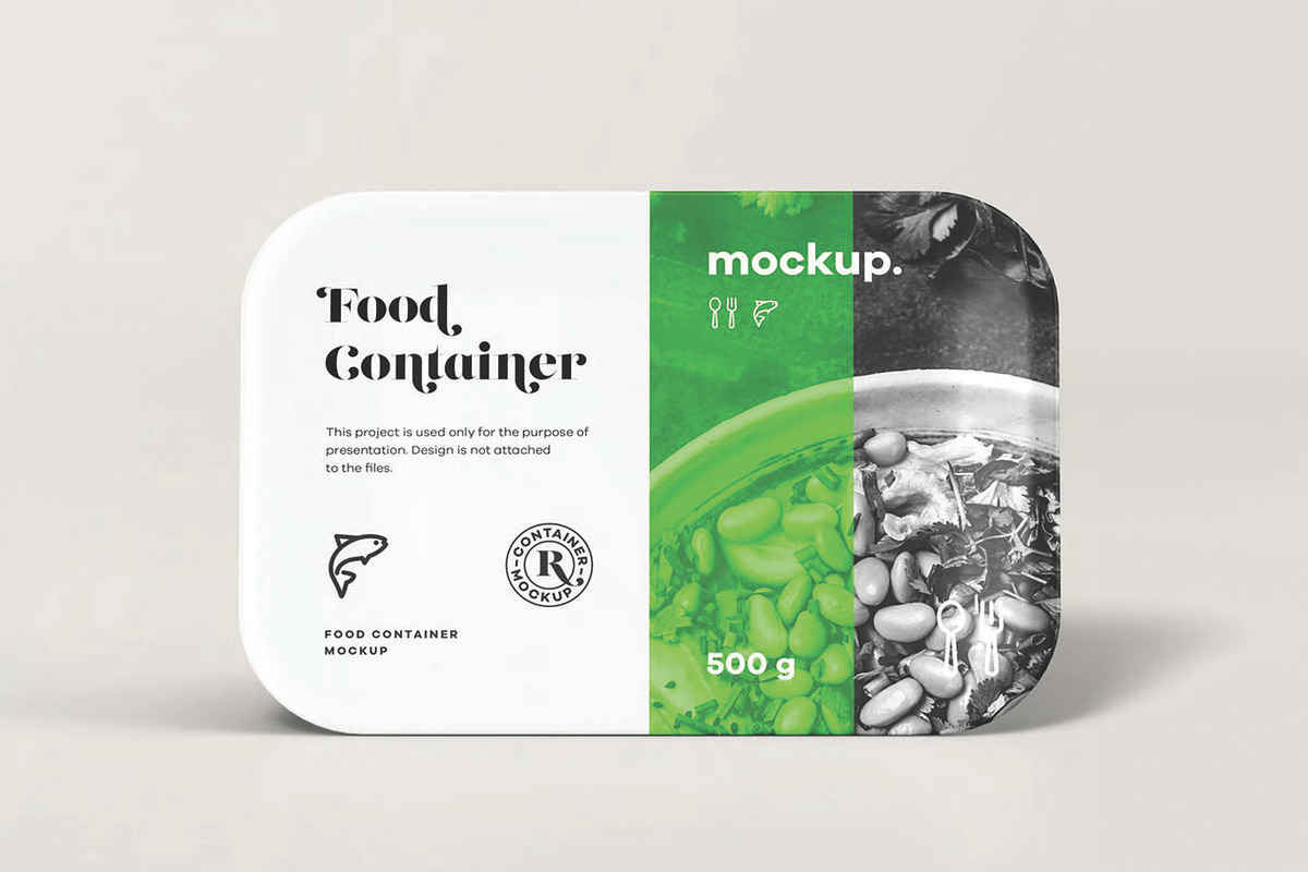 Food Container Mockup, an Advertising Mockup by DesignRushMarket (Photo 10 of 14)