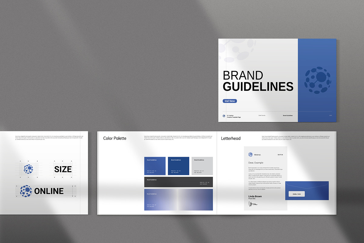 Brand Guidelines, a Brochure Template by metastudio38 (Photo 8 of 8)