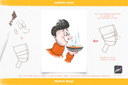 Faces & Emotions Procreate Brush, a Brush Add-On by Spasibenko Art (Thumbnail 3 of 10)
