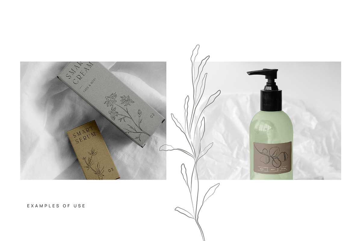 Floristic line art illustrations, a Decorative Illustration by La Petite Line Art (Photo 8 of 10)