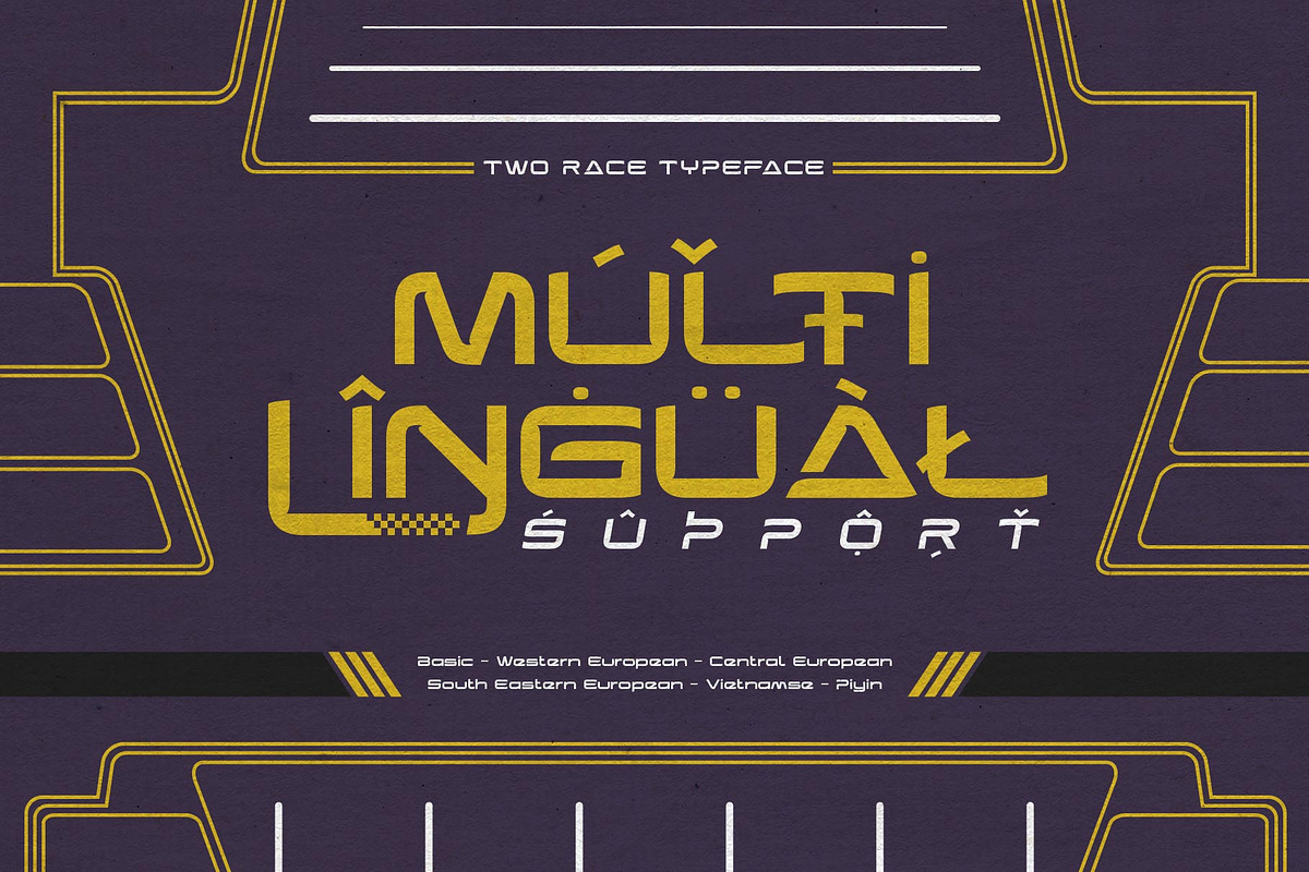 Two Race Typeface, a Sans Serif Font by alit design (Photo 11 of 15)