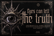 Enathica - Vampire Horror Font, a Blackletter Font by Inviline.co (Thumbnail 7 of 15)