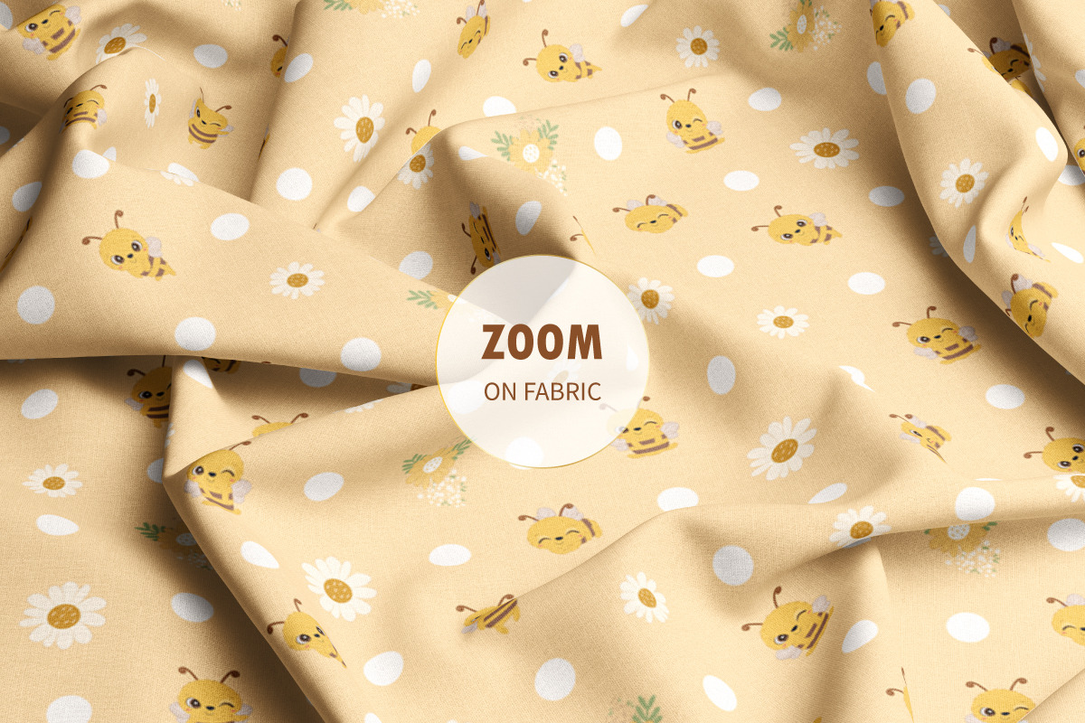 Adorable Little Bees Patterns, a Pattern Graphic by DrawStudio1988 (Photo 9 of 11)