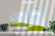16 Christmas Card Canva Mockups, a Merchandise Mockup by Mockup Scene (Thumbnail 20 of 23)