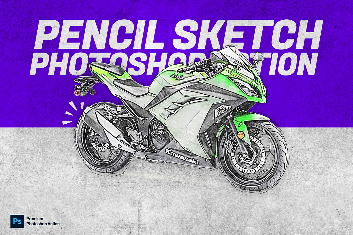 Pencil Sketch Photoshop Action 2, an Action Add-On by iHemalaya (Photo 4 of 4)