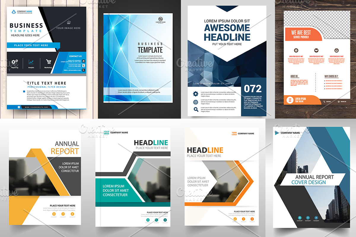 110+ Clean Business Flyers Bundle, a Flyer Template by Imagine Design Studio (Photo 4 of 16)