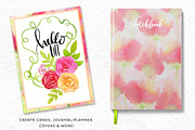 Watercolor Procreate Floral Brushes, a Brush Add-On by Studio Kitsch (Thumbnail 4 of 6)