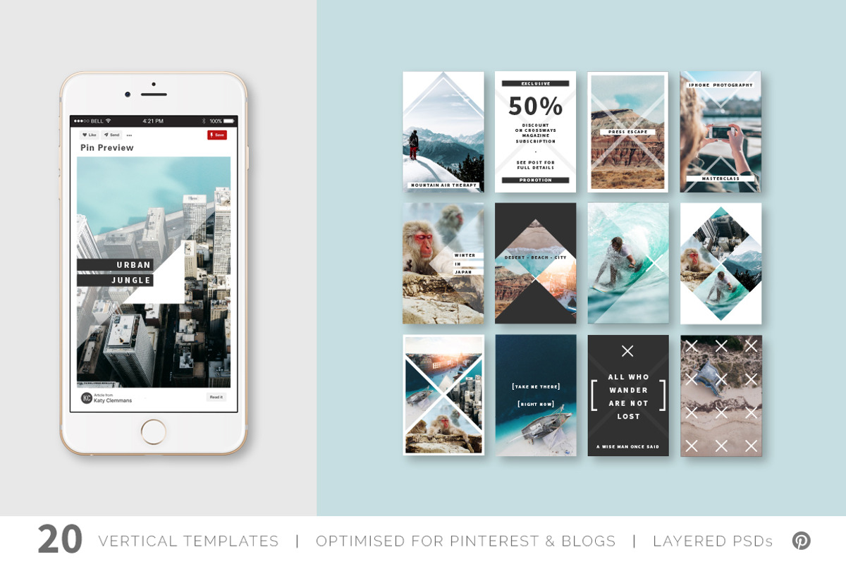 Crossways Social Media Template Pack, a Social Media Template by Katy Clemmans (Photo 4 of 9)