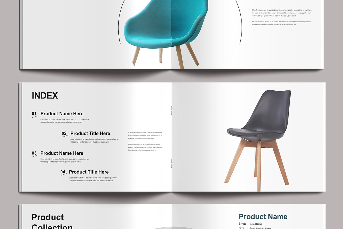 Landscape Product Catalog Template, a Brochure Template by MightyDesign (Photo 3 of 9)