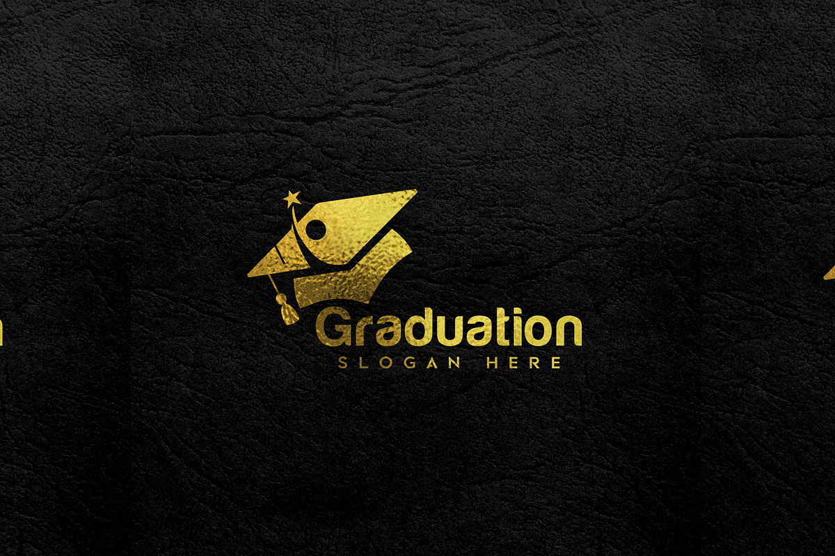 Modern Graduation Logo cap vector, an Education Illustration by Master Design (Photo 2 of 3)