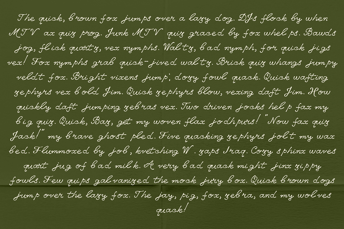 Amateurism Vintage Cursive Font, a Script Font by Ashiya Pixel (Photo 7 of 7)