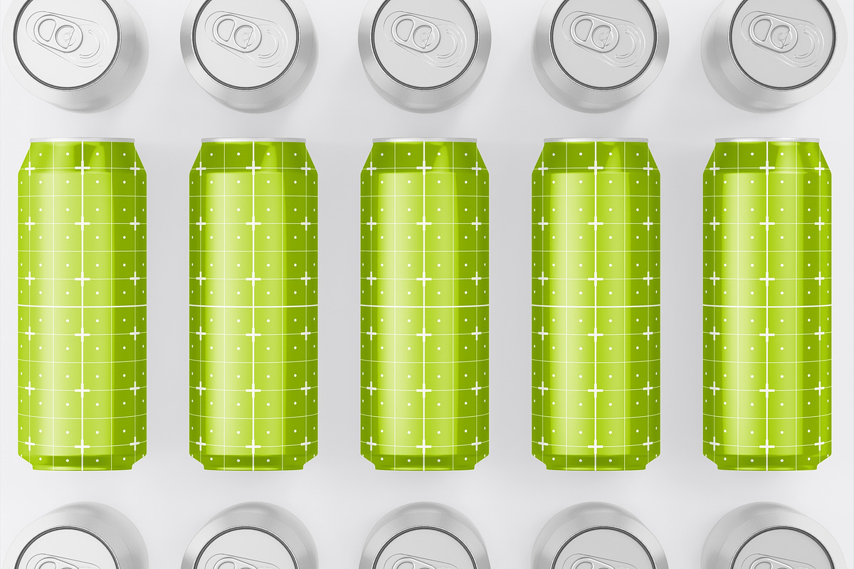 Set Metallic Cans Mockup, a Product Mockup by OneVectorStock (Photo 9 of 10)