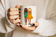 University Graduates Girls Clipart, a Person Illustration by ArtedeCatrin (Thumbnail 7 of 11)