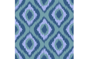 Seamless Pattern Tribal Art Ikat