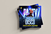 Thursday Disco Club Party Flyer, a Flyer Template by Teetouch Graphics (Thumbnail 3 of 3)