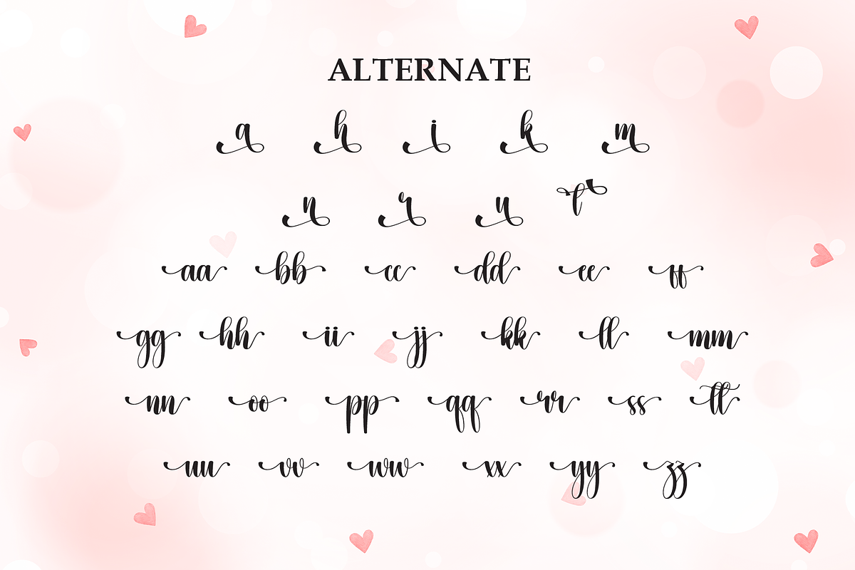 Hello Valentine | Script Font, a Handwritten Font by Scratchones (Photo 8 of 9)