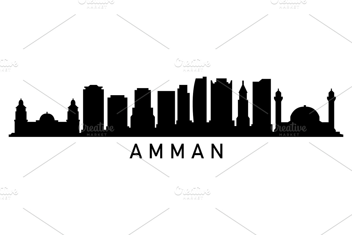 Skyline Amman, an Illustration by Mark1987