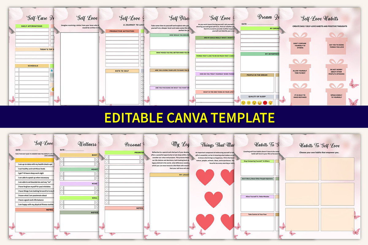 2026 Self-Love Building Workbook preview 4