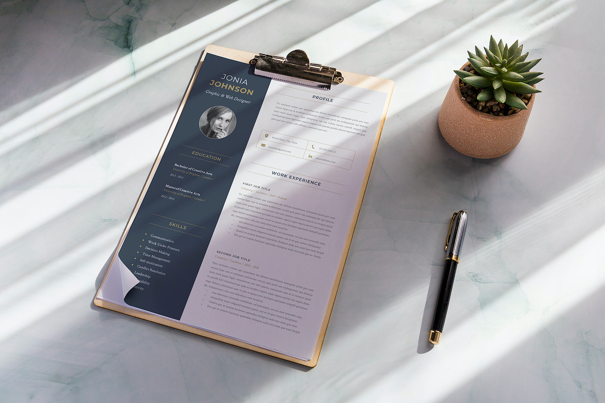 CV / Resume Mockup, a Product Mockup by Best Project (Photo 4 of 4)
