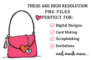 Coquette Valentine Clipart, an Illustration by OK Design (Thumbnail 5 of 6)