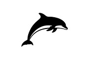 Dolphin Jumping Silhouette Vector, an Illustration by Designs_River (Thumbnail 43 of 51)