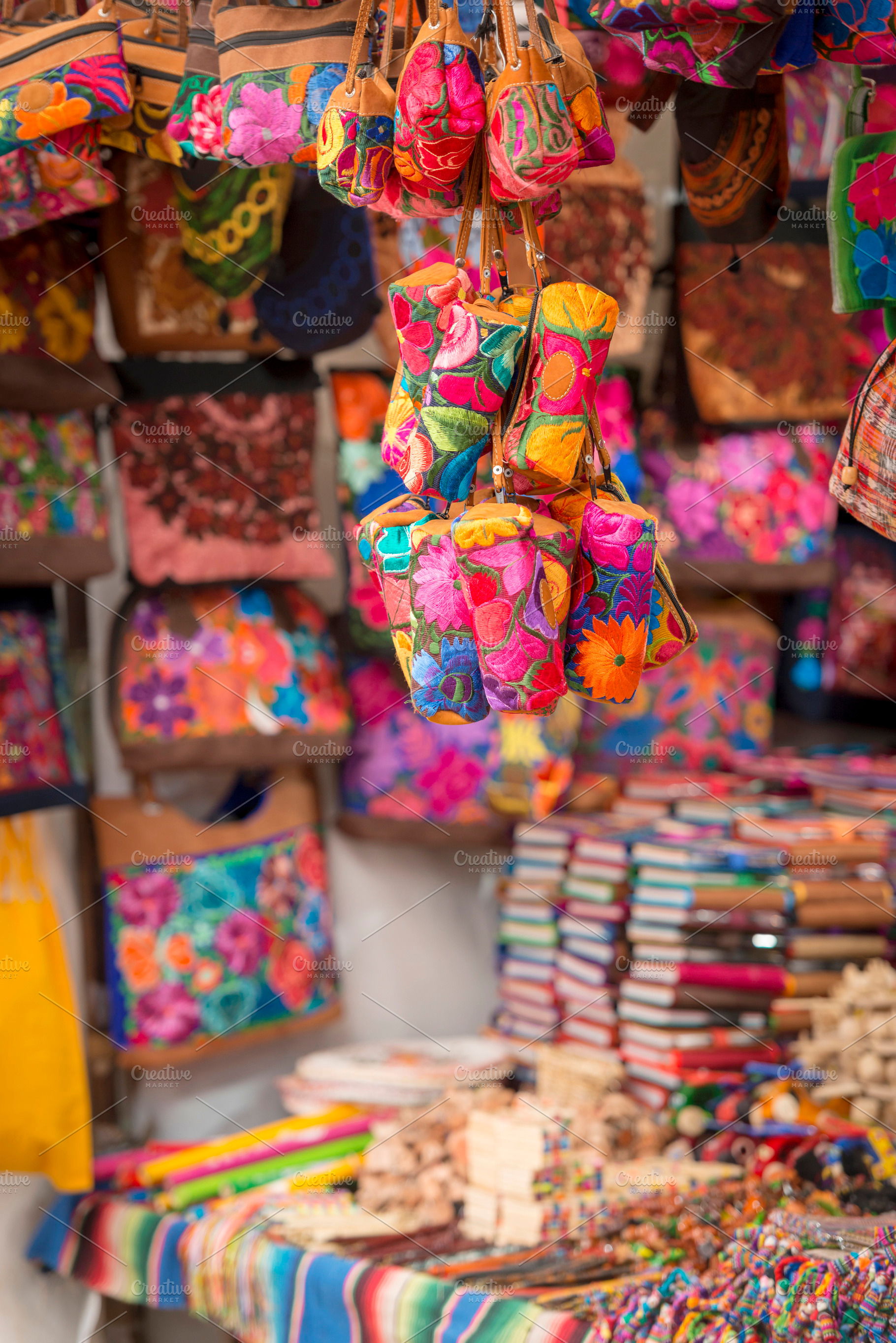 Colorful Souvenirs Market Mexico, a Beauty & Fashion Photo by THP Creative