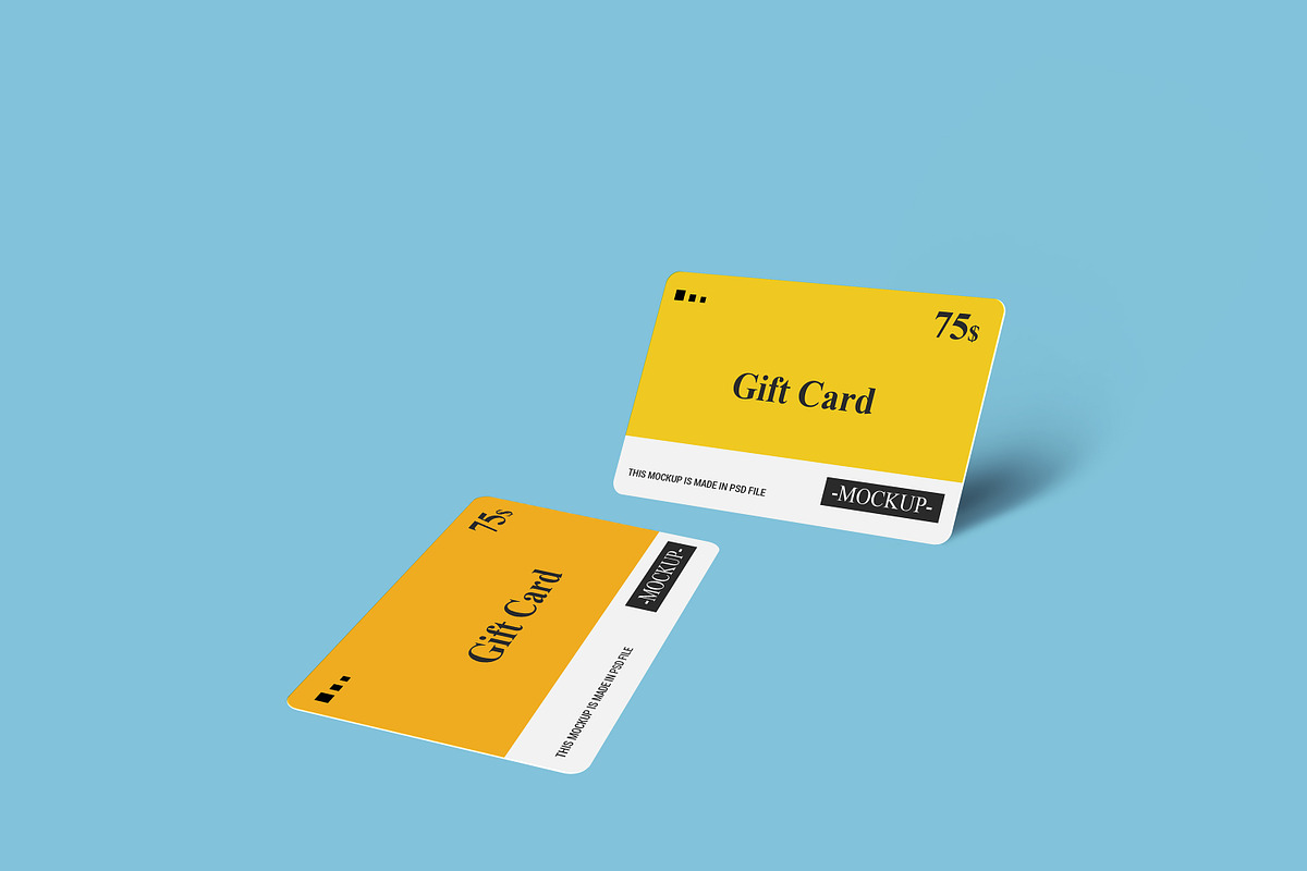Gift Card Mockup Design, a Print Template by alimran24 (Photo 9 of 33)