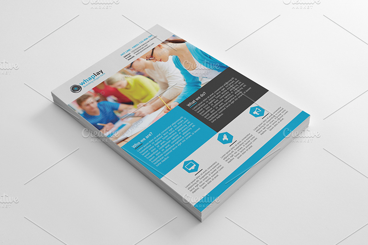 Corporate Flyer- MS word, a Flyer Template by Cristal Pioneer (Photo 4 of 17)