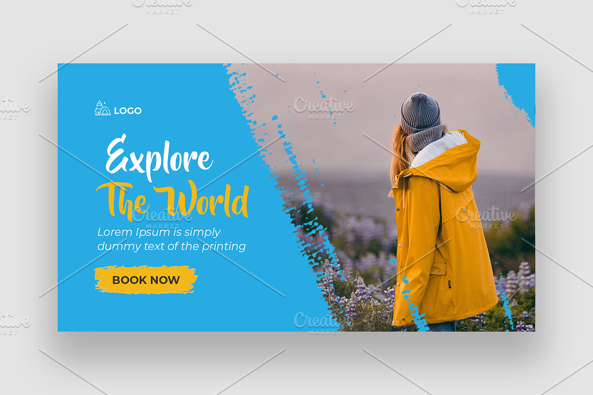 Travel Youtube Thumbnail Bundle, a Social Media Template by Shahjahangdb1 (Photo 14 of 21)