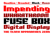 Deadline - heavy 3D block font, a Font by Comicraft Fonts (Thumbnail 2 of 6)