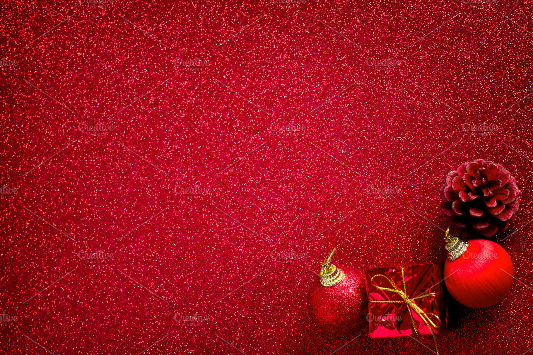 Red christmas background stock photo containing light and background, a Holiday Photo by Cozine