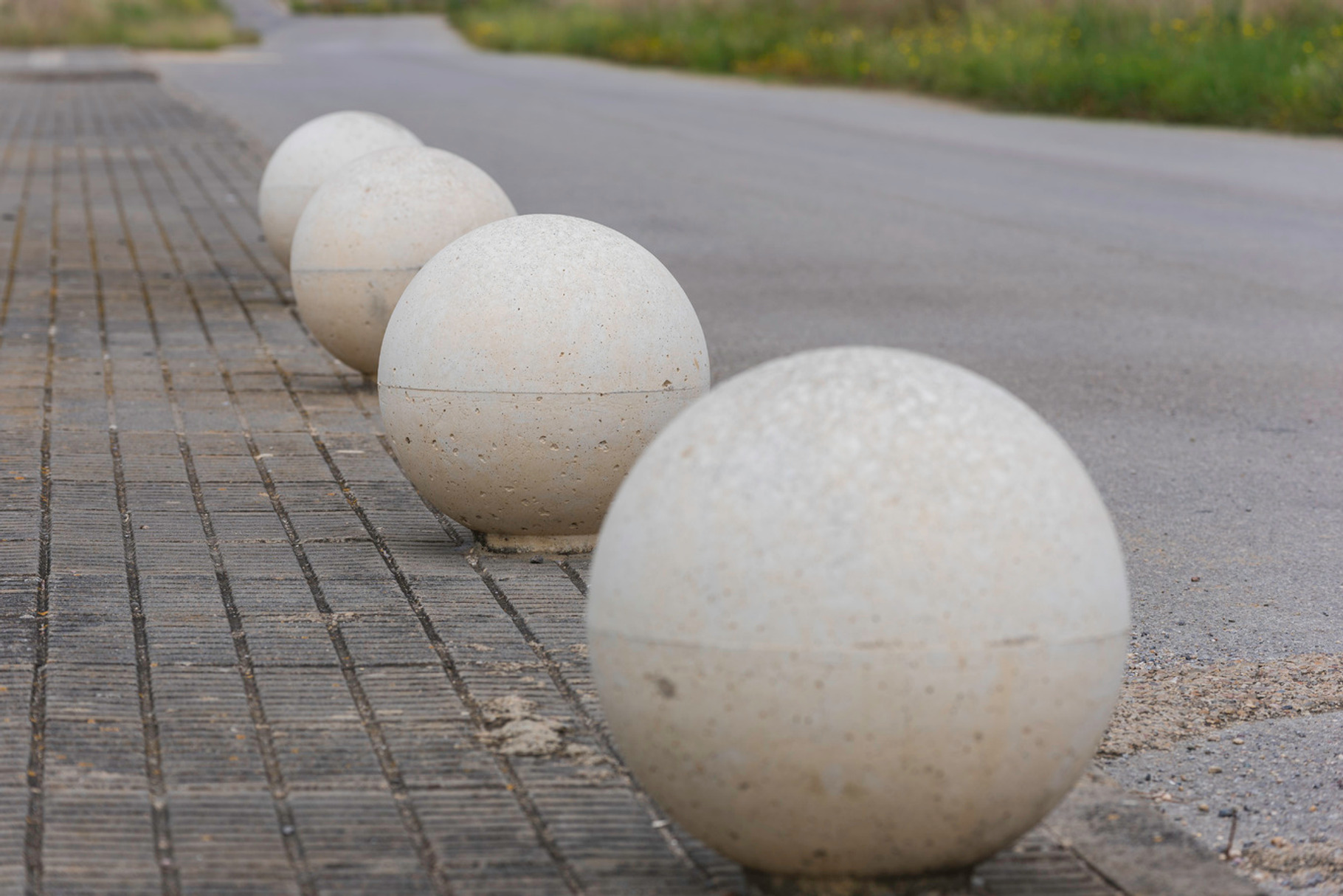 Bollards stock photo containing bollard and balls, an Architecture Photo by Josfor photos