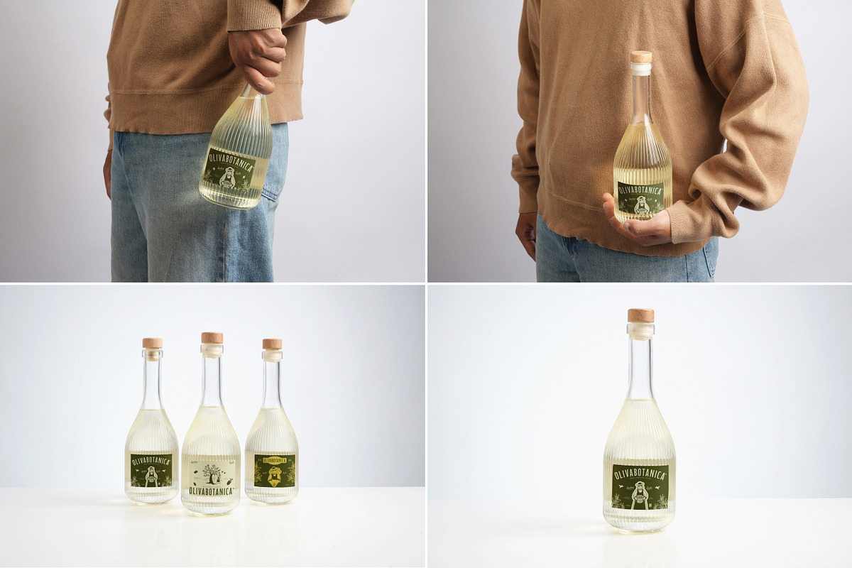 30 Olive Oil & Wine Bottles Mockups, a Packaging Mockup by Vitora Mockup (Photo 9 of 10)