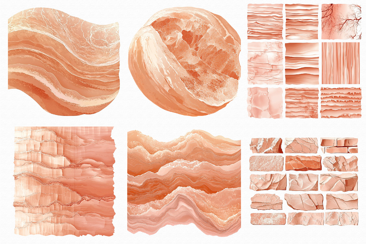 Pastel Brick Wall Clipart, an Illustration by Libby Wishes (Photo 4 of 4)