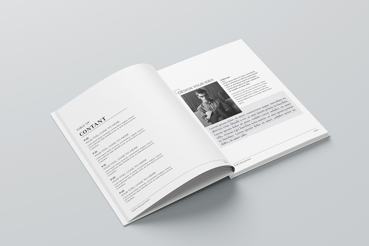 Portfolio Design, a Brochure Template by obidullah_01 (Photo 3 of 17)
