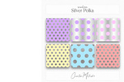 Pastel Polka Dots, Silver Glitter, a Pattern Graphic by Creative Matrix82 (Thumbnail 5 of 7)