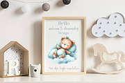 Watercolor Teddy bear clipart, an Illustration by CreationArt (Thumbnail 5 of 7)
