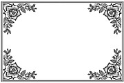 Elegant Floral Border Vector Set, an Illustration by Gfx_Store (Thumbnail 3 of 9)
