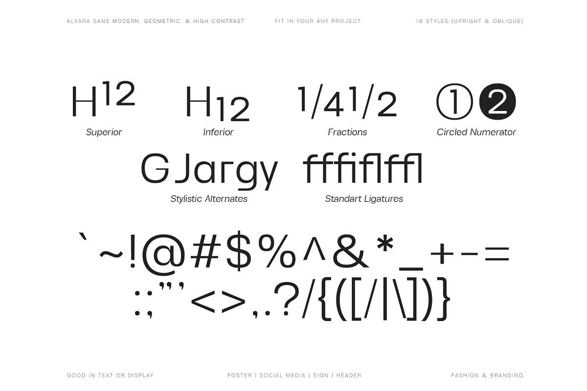 Alvara Sans High Contrast Family, a Sans Serif Font by Lettertype Studio (Photo 6 of 15)
