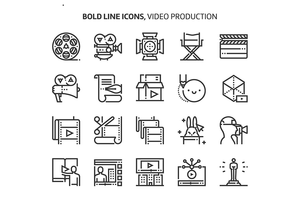 Bold Line Icons, an Outline Icon by Howcolour (Photo 73 of 151)