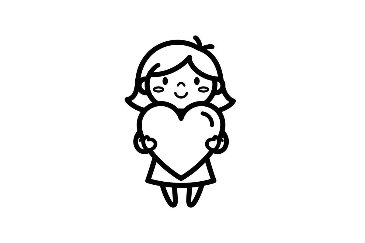 Cute Love Girl Silhouette Bundle, an Illustration by Designs_River (Photo 22 of 53)