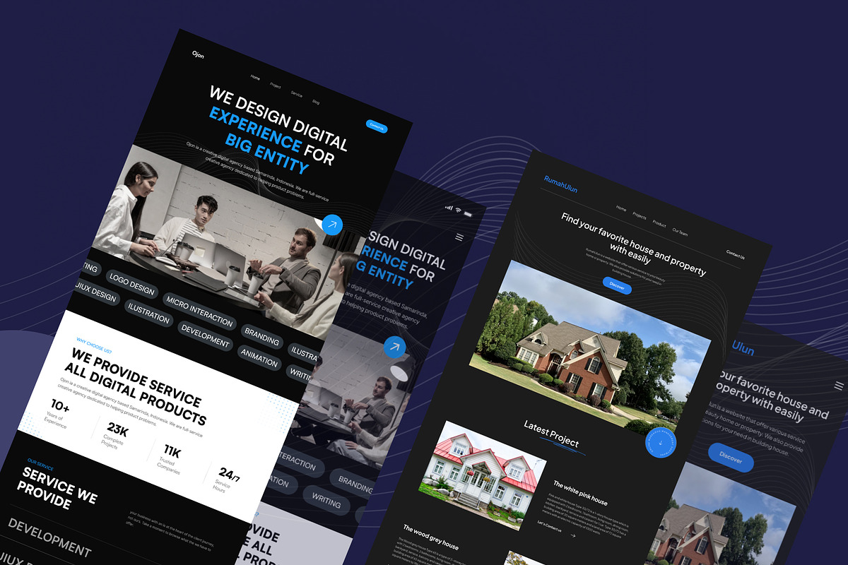 Xpage - Landing Page UI-Kit, an UI Kit Template by mz-studio (Photo 2 of 5)