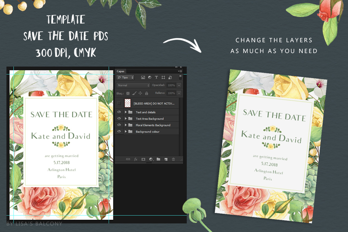 Wedding Graphics Morning Flowers Kit, a Decorative Illustration by Lisa's Balcony (Photo 8 of 13)