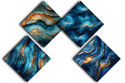 Teal and Gold Glitter Ink Textures, an Illustration by RobertsArt (Thumbnail 4 of 6)