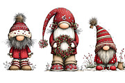 Whimsical Winter Gnome, an Illustration by Craft Nest (Thumbnail 4 of 8)