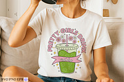 Pretty Girls Drink Matcha Hand-drawn, a Graphic by mh_arif (Thumbnail 2 of 4)