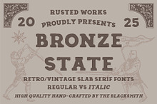 Bronze State - Slab Serif